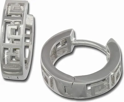 Image de SilberDream Créoles pour femmes 925 argent argent antique Boucles d'oreilles SDO3315