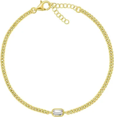 Immagine prodotto di Elegante bracciale placcato oro con zircone BRC108Y