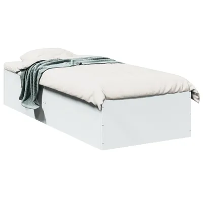 Obrázek produktu pro vidaXL Postel White 100x200 cm Dřevěný materiál
