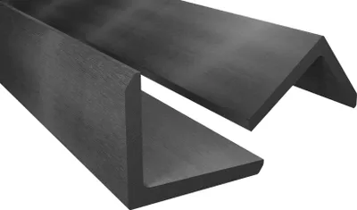 Produktbild von Endorphin ® WPC Abschlussleisten 10er Set Hellgrau 110cm Winkelprofil 5,5 x 4,5cm - Gesamtlänge 11m