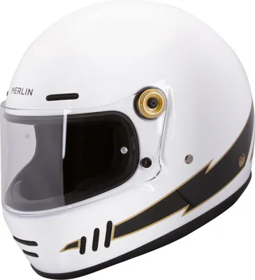 Zdjęcie produktu dla Kask Merlin Revival Vintage Flash, biały, rozmiar L (59/60)