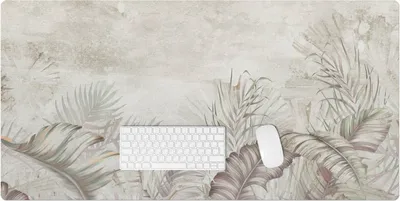 Produktbild von Pastellblätter – Schreibtischunterlage – Rutschfeste Tischunterlage – Schreibtischmatte für Büro & Zuhause – Schreibunterlage – Mauspad – Tischmatte – 120 x 60 cm