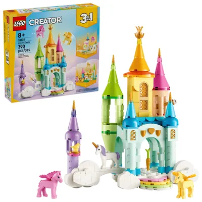 Produktbild von LEGO Creator Einhornschloss, Bausatz, 8 Jahr(e), Kunststoff, 390 Stück(e), 593 g