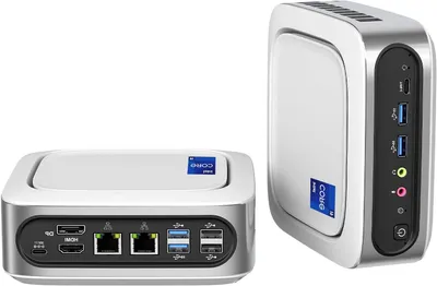 Immagine prodotto di Mini PC – Stazione di lavoro desktop di fascia alta – Intel Core i9 a 8 core – 32 GB di RAM – 1 TB di SSD – Supporto per tre monitor 4K