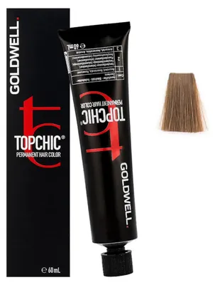 Immagine prodotto di Goldwell Topchic Tube C8A Light Ash Blonde 60ml - colore permanente in tubo