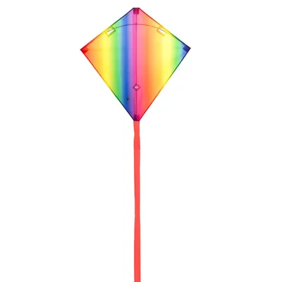 Immagine prodotto di Aquilone per bambini aquilone acrobatico a due linee HQ Dancer Rainbow II Expansion Kite incl. 15 m di coda Aquilone volante