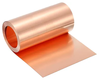 Kupferfolie T2, 0,5 mm, 1530 x 153 mm, weiches Kupferband