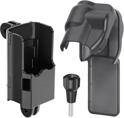 Image de Adaptateur universel pour étui de protection de la caméra DJI OSMO Pocket 3 avec support pour écran et objectif.