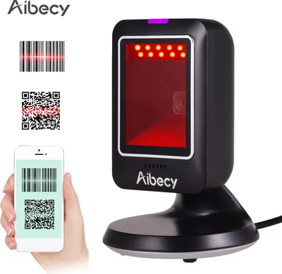 Obrázek produktu pro Aibecy MP6300Y 1D / 2D / QR všesměrový snímač čárových kódů USB kabel Čtečka čárových kódů CMOS Obraz bez ručního ovládání pro supermarkety knihkupectví maloobchod nemocnice