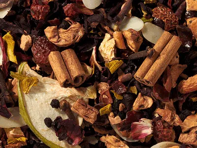 Produktbild von 1 kg  Früchteteemischung Kaminapfel Bratapfel-Note aromatisiert