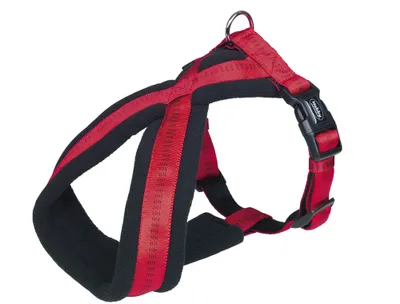 Produktbild von Nobby Komfort Geschirr Soft Grip rot, Bauchumfang: 35-50 cm