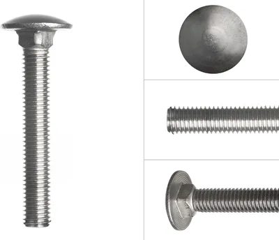 Produktbild von Schlossschrauben  Edelstahl A2 M12 x 70 mm - 25 Stück