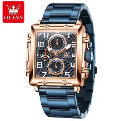 Produktbild von OLEVS Quarzuhr Modell 2958 mit Chronograph und Sekundenzeiger