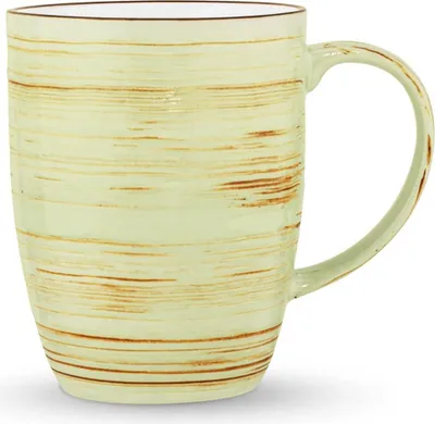 Produktbild von Wilmax SPIRAL Becher | WL-669137/A6 | 6er-Set | 460 ml | Porzellanbecher | Farbe Zartgrün