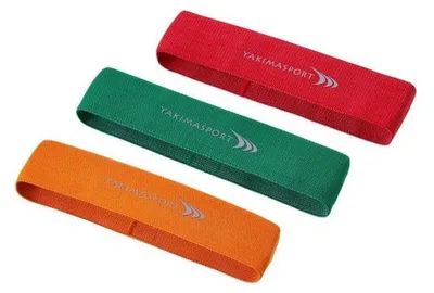 Imagen del producto de Yakima Sport - Bandas de resistencia para entrenamiento (paquete de 3 unidades) PP17225 (talla única) (naranja/rojo/verde)