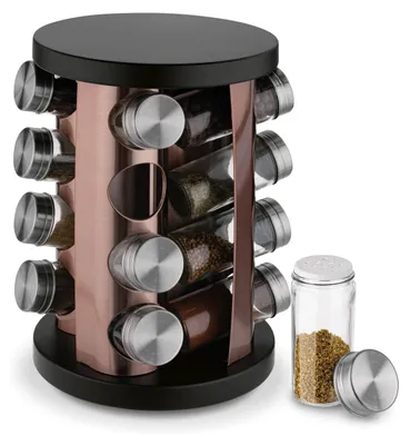 Produktbild von Konighoffer Gewürzkarussell mit 16 Gläsern Edelstahl