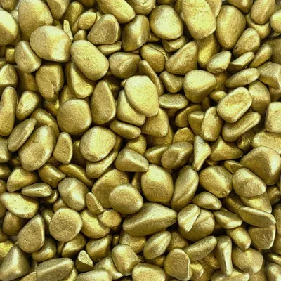 Produktbild von MARBLES metallic 7-15mm. 1kg. GELBGOLD