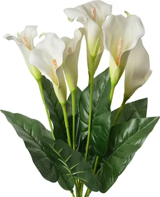 Produktbild von Clayre & Eef Kunstblume 60 cm Weiß Kunststoff