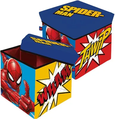 Image de Rangement pour jouets Spiderman 30×30×30 cm