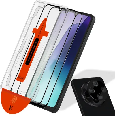 Zdjęcie produktu dla 2-pak Xiaomi Redmi 14C Szkło ochronne na ekran & 1-pak ochrona obiektywu - Szkło hartowane | [Automatyczna instalacja] - Bez bąbelków