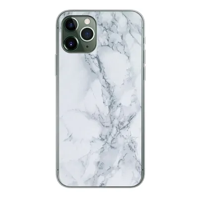 Produktbild von MuchoWow® Handyhülle Schutzhülle Hülle für iPhone 11 Pro Marmor - Muster - Gus - Weiß - Marmoroptik - Luxus Silikon Softcase Handy Hülle - Handy