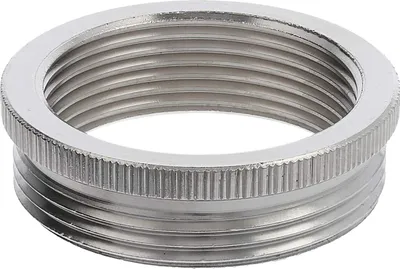 Immagine prodotto di Adattatore LAPP PG/M da PG29x1,588 a M32x1,5 MZM-PG/M rotondo con zigrinatura in ottone (CuZn) nichelato colore argento - 1 pezzo