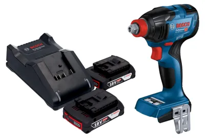 Image de Bosch GDX 18V-210 C Professional Visseuse à chocs sans fil 18 V 210 Nm Brushless + 2x batterie 2,0 Ah + chargeur