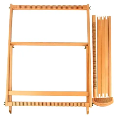 Produktbild von Webrahmen Set Holzwebstuhl Bausatz Handgefertigte große Strickmaschine