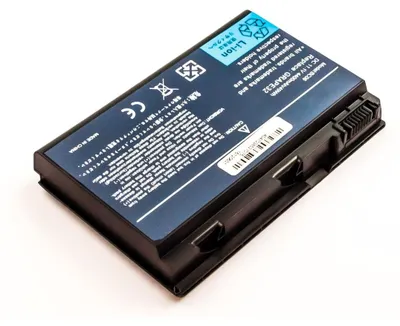 Produktbild von Akku für Acer Extensa 5630 Li-Ion 11,1 Volt 4400 mAh schwarz.