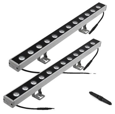 Produktbild von Wandfluter, Außenbereich, wasserdicht, energieeffizient, 2PCS Warmlicht, 12W