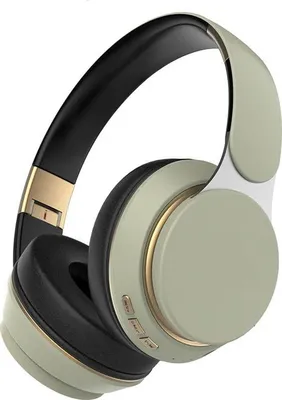 Immagine prodotto di Cuffie Bluetooth wireless, cuffie pieghevoli, cuffie wireless con microfono, cuffie per cellulari/tablet/computer, verde, senza fili.
