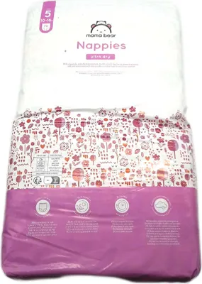Produktbild von Mama Bear Windeln Babybedarf Ultra Dry Größe 5 Für 10 16 kg Komfort Pack 76 Stück