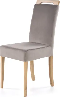 Produktbild von Halmar Essensstuhl Clarion - Honigeiche / grau