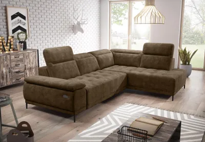 Immagine prodotto di Zona giorno suite design divano in tessuto divano angolare automatico divano a L