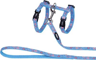 Image de Nobby Garniture pour chats Heart Light Blue bleu clair