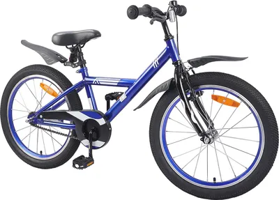 Image de vidaXL Vélo enfant 20 pouces pour 6-11 ans bleu foncé