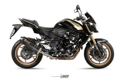 Image de MIVV Slip-on ovale d'échappement en acier inoxydable pour KAWASAKI Z 750 R