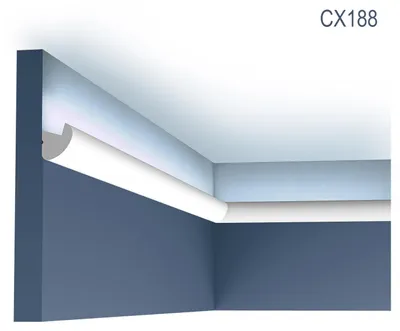 Produktbild von Orac Decor CX188 AXXENT Eckleiste für Indirekte Beleuchtung 2 m