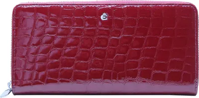 Produktbild von Esquire Geldbörse Nizza Long Zip Around Wallet Red dunkelrot