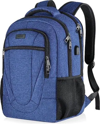 Produktbild von Famanu Rucksack für Männer und Frauen - 15,6 Zoll Laptop, USB-Ladeanschluss