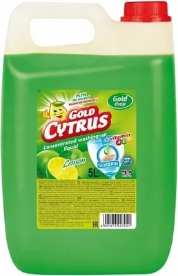 Zdjęcie produktu dla Cytrusowy płyn do naczyń Gold Lemon 5 litrów