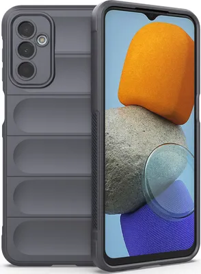 Immagine prodotto di Custodia Samsung M23, Custodia protettiva in silicone TPU morbido antiurto per Samsung Galaxy M23 Grigio Scuro