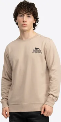 Obrázok produktu pre Pánska mikina s okrúhlym výstrihom slim fit LYMPSTONE Sand/Black/Anthracite XXL Lonsdale