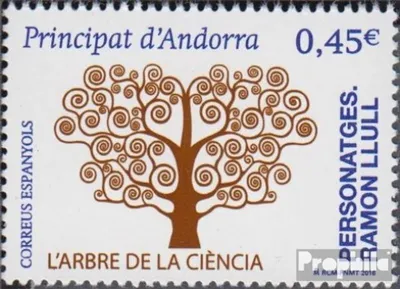 Produktbild von Briefmarken Andorra - Spanische Post 2016 Mi 442 (kompl.Ausg.) postfrisch Llull