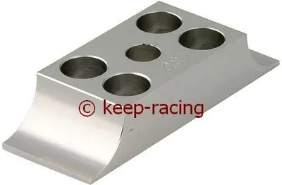 Produktbild von Klammer für Motorbock, Aluminium, 32/92mm, silber eloxiert