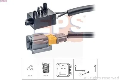 Produktbild von EPS Kupplungsschalter (GRA) 1.810.210 für OPEL Corsa F mechanisch