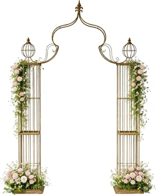 Immagine prodotto di DanDiBo arco di rose in metallo per arrampicata 93969 275x172 cm arco da giardino per arrampicata traliccio ad arco