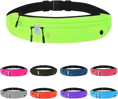Produktbild von Famanu Laufgürtel für mobile Telefone - Wasserfest - Schwarz fluoreszierend