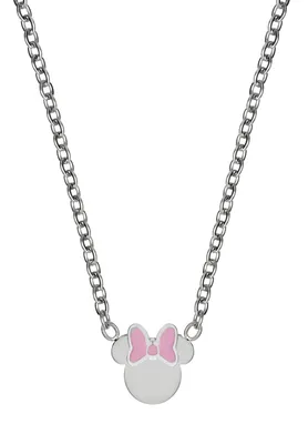 Produktbild von Disney Minnie Mouse Stahl Halskette N600630L-157.CS