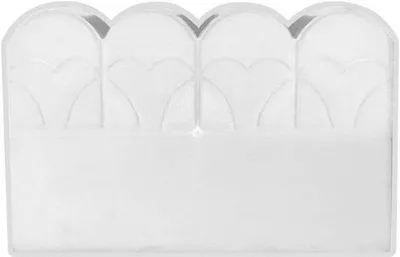 Productafbeelding van Betonmal Tuinrand - Steenmal Pad - Terras Maken - Herbruikbaar Plastic - 40x25x5 cm - Zwart